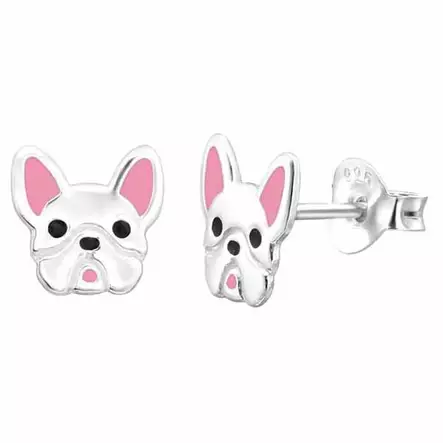 Hopeakorvakorut koira ranskanbulldoggi - Hopeakorut - HME644 - 1