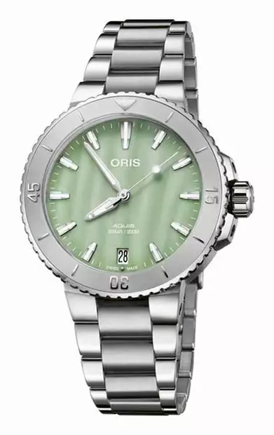 Oris Aquis Date 01 733 7770 4157-07 8 18 05P - Oris naisten rannekellot - 7612611035024 - 1