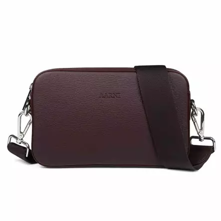 Aarni olkalaukku Anniversary Edition Burgundy/hopea - Laukut - 6430066272884 - 1