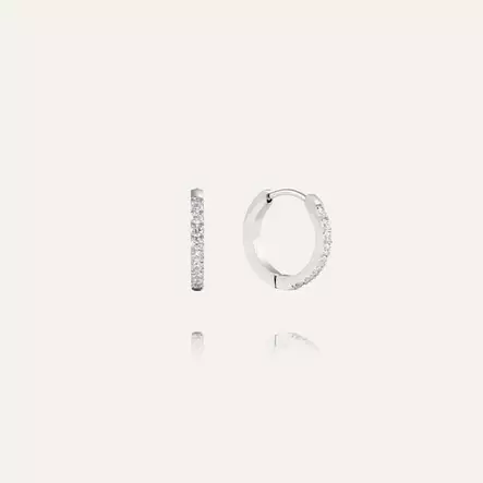 Mockberg Shiny Hoops Medium korvakorut MO294 Hopea - Teräskorut - MO294 - 1