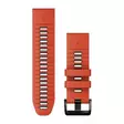 Garmin QuickFit 26mm silikoniranneke tulenpunainen/grafiitinharmaa 010-13281-04 - Garmin rannekkeet - 010-13281-04 - 1