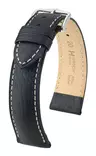 Hirsch Boston nahkaranneke musta M - Kellon rannekkeet - 01302150-2-14 - 1
