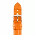 Hirsch Lousianalook nahkaranneke oranssi M - Kellon rannekkeet - 03427176-1-14 - 1