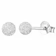 Hopeakorvakorut säihkyvät pallot 4 mm - Hopeakorut - HME494 - 1