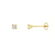 Kultaiset korvakorut zirkonia 3 mm - Kultakorut - HME954 - 1
