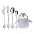 Lasten aterimet pehmolelulla pingviini - Muut kastelahjat - 93002527014 - 1