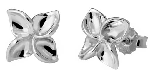 Finnfeelings Star Flower Korvakorut FFKK2354 - Hopeakorut - FFKK2354 - 1