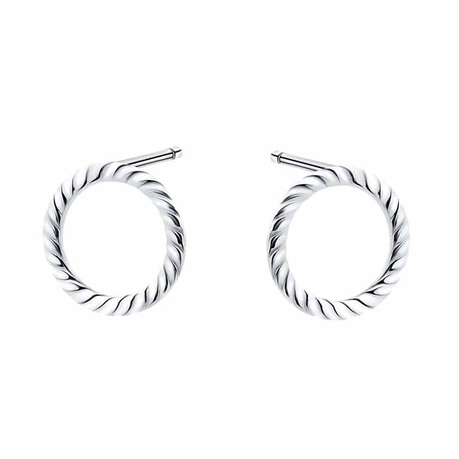 Hopeakorvakorut kehä kierre - Hopeakorut - HME314 - 1