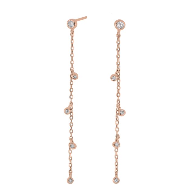 Joanli Nor Korvakoru Ketju ja Zirkonit 345 262-4 - Hopeakorut - 345262-4 - 1