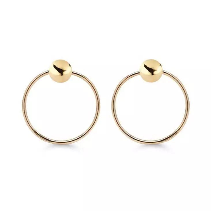 Kultainen hoitorengas palloilla HR-13-4 - Kultakorut - HR-13-4 - 1