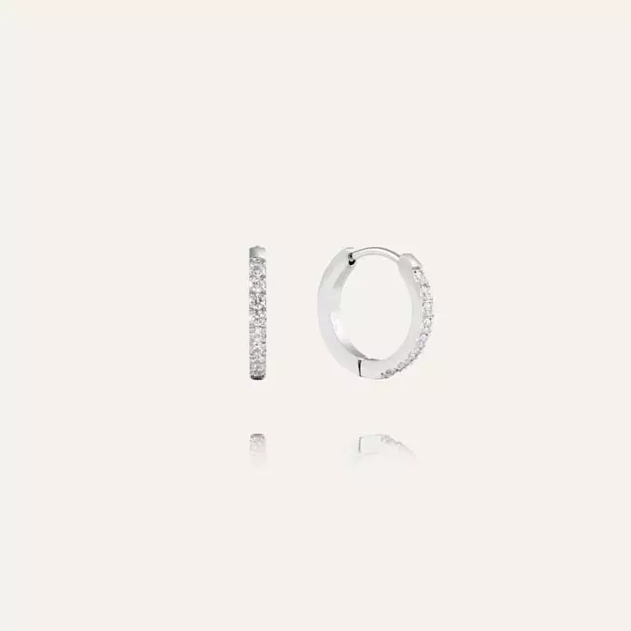 Mockberg Shiny Hoops Medium korvakorut MO294 Hopea - Teräskorut - MO294 - 1