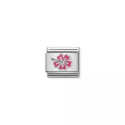 Nomination Classic Silvershine Hibiscus Pink - Muotikorut - 33020224 - 1