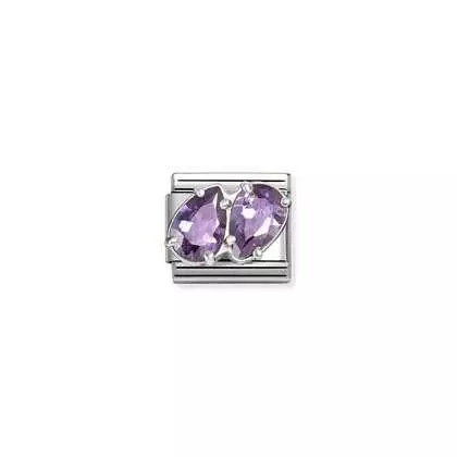Nomination Silvershine Purple Double Drops - Muotikorut - 33032914 - 1