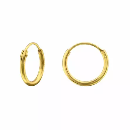 Hopearenkaat 1,2 x 12 mm kultadublee - Hopeakorut - HME115 - 1
