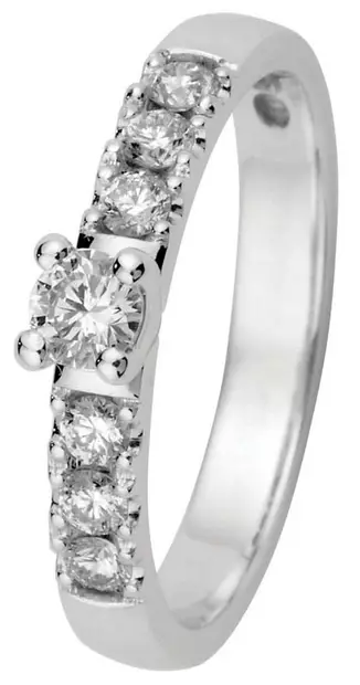 Kohinoor Estelle timanttisormus 033-226V-28 - Sivukivisormukset - 033-226V-28-155 - 1