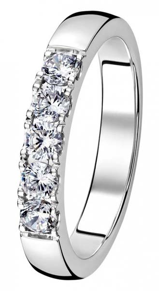 Kohinoor Estelle timanttisormus 933-116V-50B3 - Sivukivisormukset - 933-116V-50B3-155 - 1