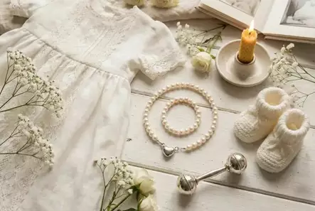 Kastehelmirannekoru valkoinen - Hopeakorut - KA-VALK-15 - 2