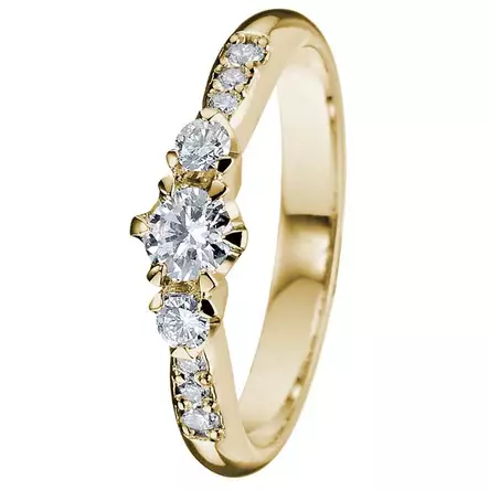 Kohinoor Helene 033-235-38 - Rivitimanttisormukset - 033-235-38-155 - 1