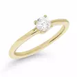 Beat of Love Hestia laboratoriotimanttisormus 0,33 ct keltakulta - Laboratoriotimanttisormukset - R-9666LD-155 - 1