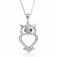 Beat of Love Pöllö Riipus BOL-N1261Zpu/40-45cm - Hopeakorut - BOL-N1261Zpu-40-45 - 1