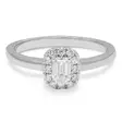Beat of Love Thalia laboratoriotimanttisormus 0,48 ct valkokulta - Laboratoriotimanttisormukset - R-1933LDPDW-155 - 3