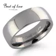 Beat of Love titaanisormus puolipyöreä 7 mm - Titaanisormukset - TI-115-7mm-155 - 1