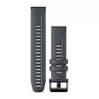 Garmin QuickFit 22 mm silikoniranneke graniitinsininen 010-13111-05 - Garmin rannekkeet - 010-13111-05 - 1