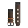 Garmin QuickFit 26mm nahkaranneke ruskea 010-12864-05 - Garmin rannekkeet - 010-12864-05 - 2