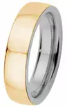 Kohinoor Duetto titaani kihlasormus 5 mm 006-069 - Titaanisormukset - 006-069-155 - 1