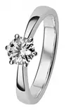 Kohinoor Gloria timanttisormus 0,16ct 934-238V-15B4 - Solitaire sormukset - 934-238V-15B4-155 - 1