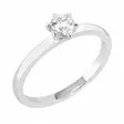 Sandberg Kastepisara Timanttisormus M-35w 0,35ct - Solitaire sormukset - M-35w-175 - 1