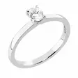 Sandberg Kastepisara timanttisormus V-442w 0,30 ct - Solitaire sormukset - V-442w-165 - 1