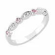 Sandberg Suvituuli M-114w-pink 0,07 ct - Sivukivisormukset - M-114w-PS-165 - 1