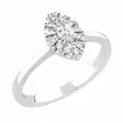 Sandberg Toivomuslähde V-923W 0,20ct - Halosormukset - V-923W-155 - 1