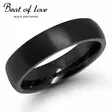 Beat of Love musta zirkonium-sormus 5 mm - Keraamiset sormukset - BZ-166-5mm-165 - 1