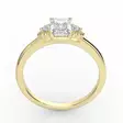 Kohinoor Celeste Timanttisormus Topaasilla 033-441KT-04 - Sivukivisormukset - 033-441KT-04-155 - 4