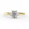 Kohinoor Celeste Timanttisormus Topaasilla 033-441KT-04 - Sivukivisormukset - 033-441KT-04-155 - 3