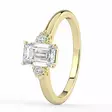 Kohinoor Celeste Timanttisormus Topaasilla 033-441KT-04 - Sivukivisormukset - 033-441KT-04-155 - 1