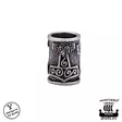 Northern Viking Jewelry Silver Raven Thor's Hammer - Hopeakorut - NVJHE025 - 1