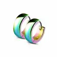 Rainbow korvarenkaat teräs 4 x 13 mm - Teräskorut - HME1165 - 1