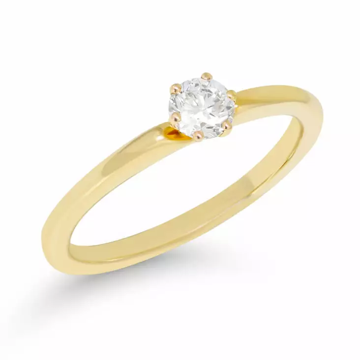 Beat of Love Andromeda laboratoriotimanttisormus 0,25 ct keltakulta - Laboratoriotimanttisormukset - R-1934-025LD-155 - 1