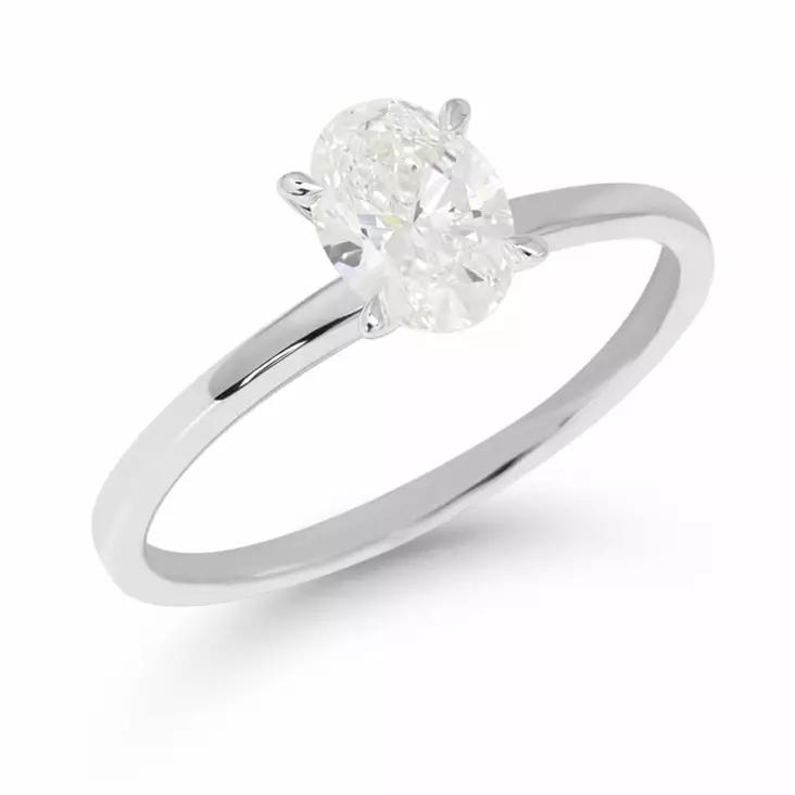 Beat of Love Aurora laboratoriotimanttisormus 0,75 ct valkokulta - Laboratoriotimanttisormukset - R-1231-075LDW-155 - 1