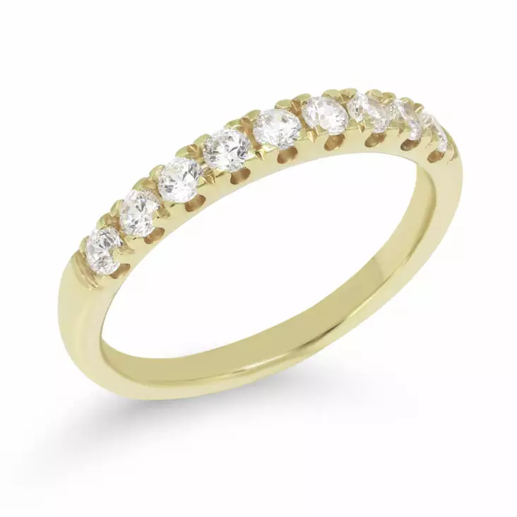 Beat of Love Melia laboratoriotimanttisormus 0,50 ct keltakulta - Laboratoriotimanttisormukset - R-6038LD-155 - 1
