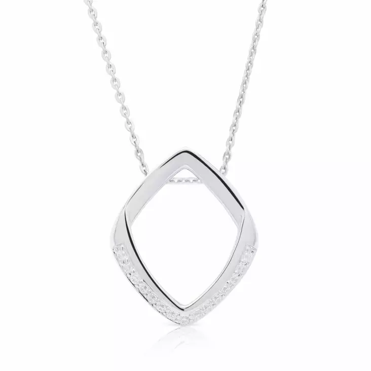 Beat of Love Vinoneliö Zirkonia Riipus BOL-N2642Z/40-45cm - Hopeakorut - BOL-N2642Z-4045 - 1