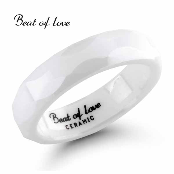 Beat of Love keraaminen valkoinen sormus 5 mm - Keraamiset sormukset - CR-032V-5mm-155 - 1