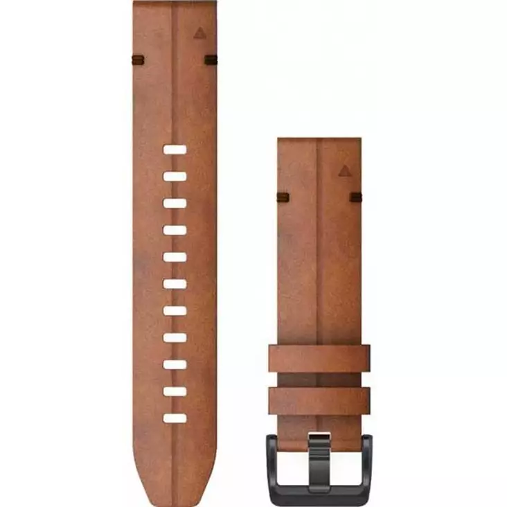 Garmin QuickFit 22mm nahkaranneke ruskea 010-12863-05 - Garmin rannekkeet - 010-12863-05 - 1