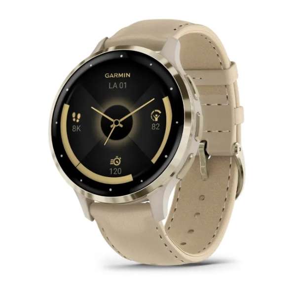 Garmin Venu 3S Soft Gold 010-02785-55 - Garmin älykellot - 010-02785-55 - 1