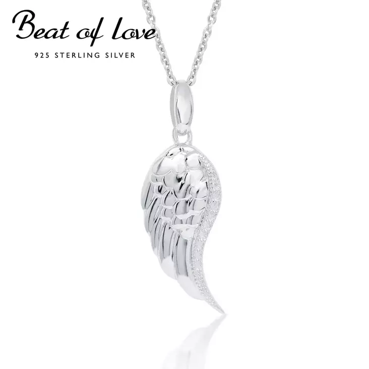 Hopeakaulakoru siipi zirkoneilla - Hopeakorut - BOL-N0648Z-4045 - 1