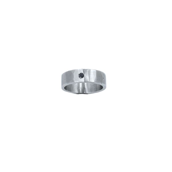 Ilkka Marttiini timanttisormus 0,06 ct MTS110 - Terässormukset - MTS110-195 - 1