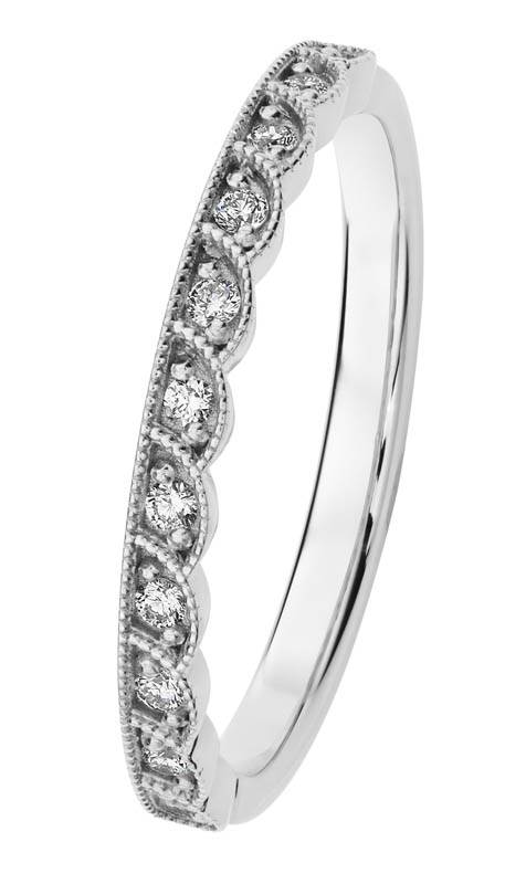 Kohinoor Clara timanttisormus 033-269V-11 - Rivitimanttisormukset - 033-269V-11-165 - 1